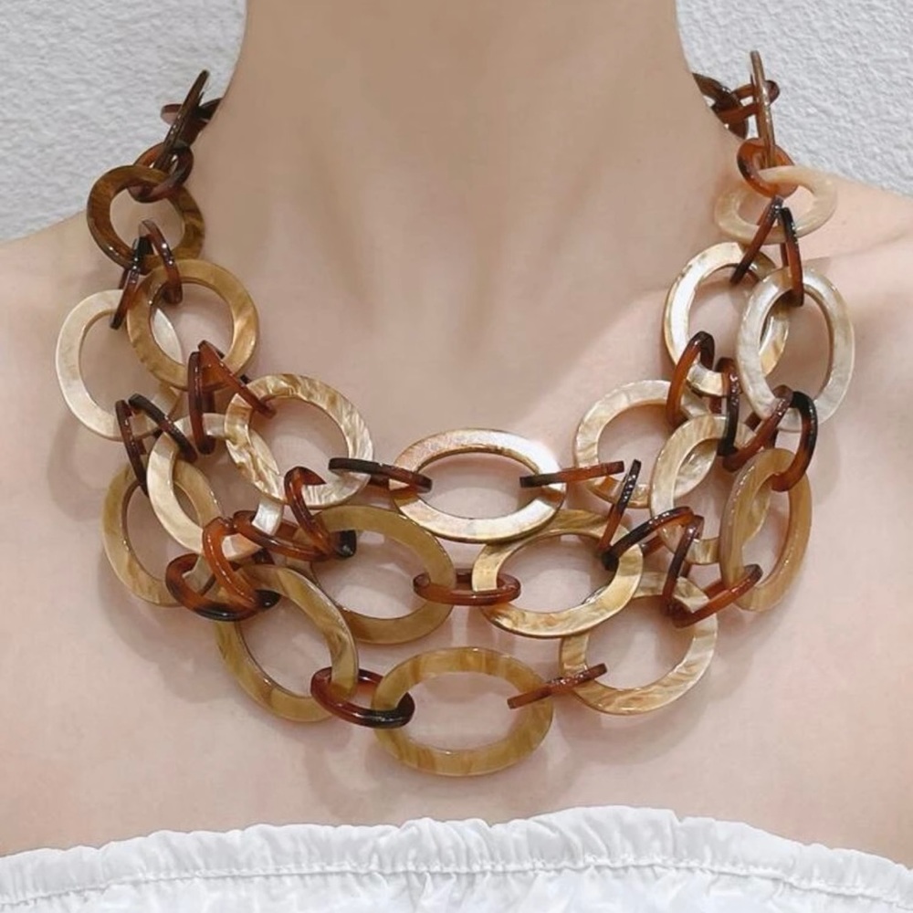 🔴 New Minimalist Layered Chain Necklace